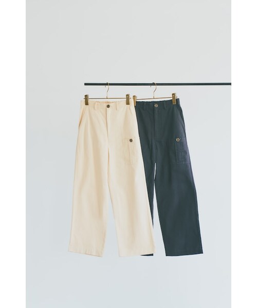 Boka nii（ボカニー）の「バックロゴチノパンツ（チノパンツ・レディース・ベージュ/ネイビー・F）」の7枚目の写真