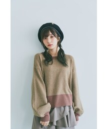 その他 Bokanii Boka nii(ボカニー)の「ハウンドトゥースチェックニット