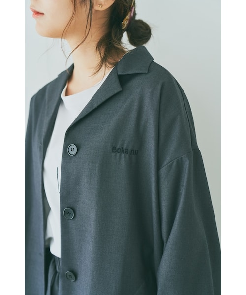 Boka nii（ボカニー）の「ドロップショルダージャケット（テーラード