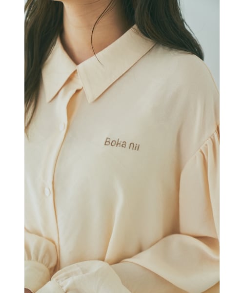 yummy rose ノースリーブシャツ ブラウン　M yummy rose ノースリーブシャツ ブラウン M yummy rose