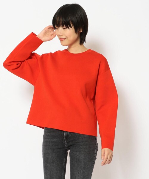 DROIT BELLO(ドロイトベロ)の「DROIT BELLO(ドロイトベロ)クルーネックニット(トップス・BLACK/ROSE/BEIGE/BLUE・F)」の10枚目の写真