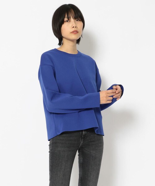 DROIT BELLO(ドロイトベロ)の「DROIT BELLO(ドロイトベロ)クルーネックニット(トップス・BLACK/ROSE/BEIGE/BLUE・F)」の12枚目の写真