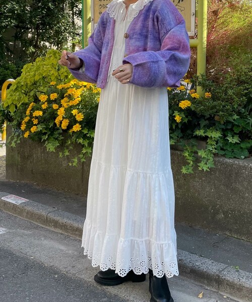 w closet(ダブルクローゼット)の「★先行予約★【Alley】レースギャザーワンピース【1月下旬入荷】(ワンピース/ドレス・レディース・オフホワイト・FREE)」の11枚目の写真