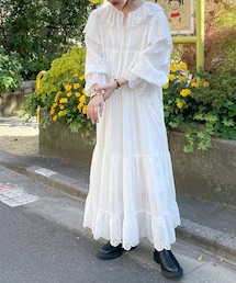 w closet | ★先行予約★【Alley】レースギャザーワンピース【1月下旬入荷】(ワンピース/ドレス)