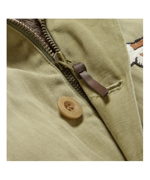 VISVIM（ビズビム）の「Deckhand Shearling-Collar Cotton and Linen