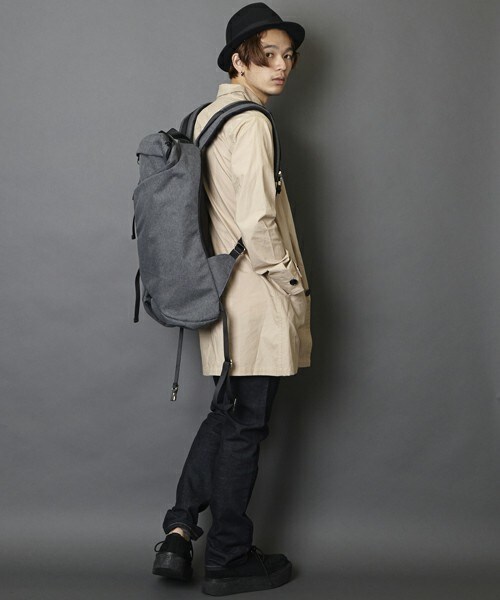 MEMENTISM（メメントイズム）の「BASTET サイドストラップバックパック（バックパック/リュック・メンズ・ブラック/グレー/グレー系その他・FREE）」の18枚目の写真