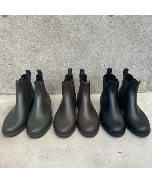 copine(コピン)の「デイリーにも使える!サイドゴアレインブーツ(3color/2size)(ブーツ・レディース・カーキ/ブラウン/ブラック・M:23.5cm〜24cm/L:24cm〜24.5cm)」の4枚目の写真