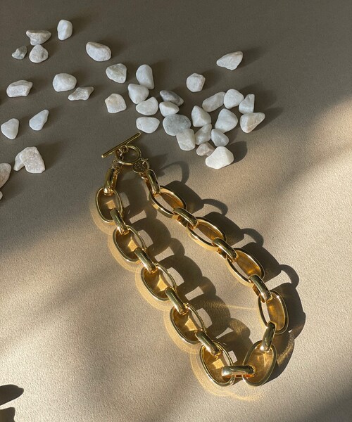 RIVE DROITE(リヴドロワ)の「【PHILIPPE AUDIBERT】ゴールドチェーンネックレス(ネックレス・レディース・ゴールド・F)」の1枚目の写真