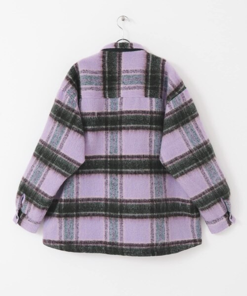 URBAN RESEARCH ID(アーバンリサーチ アイディー)の「URBAN RESEARCH iD 格紋CPO夾克(ジャケット/アウター・メンズ・紫色/駝色・M/L)」の18枚目の写真
