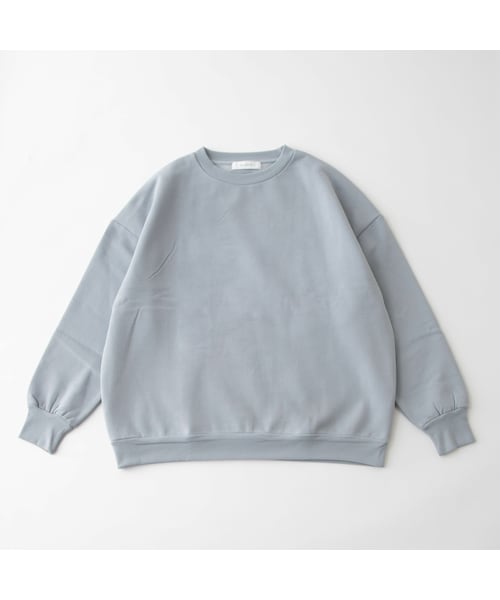 OLUPIC（オルピック）の「【SHOPLIST限定】ヘビーウェイト裏起毛BIGプルオーバー（スウェット・レディース・ブラック/ブルー/ベージュ/グレー/ピンク/ホワイト・F）」の5枚目の写真