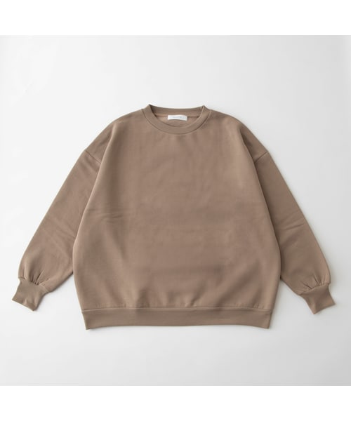 OLUPIC（オルピック）の「【SHOPLIST限定】ヘビーウェイト裏起毛BIGプルオーバー（スウェット・レディース・ブラック/ブルー/ベージュ/グレー/ピンク/ホワイト・F）」の4枚目の写真