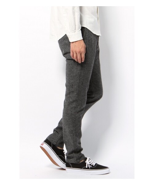 JOURNAL STANDARD（ジャーナルスタンダード）の「トップフラノストレッチテーパードパンツ（パンツ・メンズ・グレー/グレーA/キャメル/ネイビー B・S/M/L）」の6枚目の写真