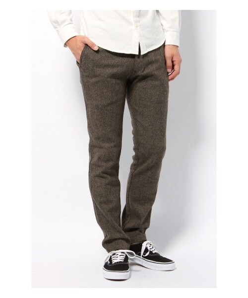 JOURNAL STANDARD（ジャーナルスタンダード）の「トップフラノストレッチテーパードパンツ（パンツ・メンズ・グレー/グレーA/キャメル/ネイビー B・S/M/L）」の3枚目の写真