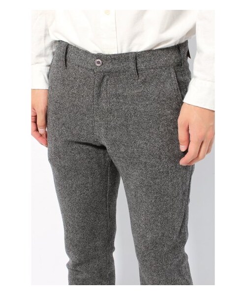 JOURNAL STANDARD（ジャーナルスタンダード）の「トップフラノストレッチテーパードパンツ（パンツ・メンズ・グレー/グレーA/キャメル/ネイビー B・S/M/L）」の8枚目の写真