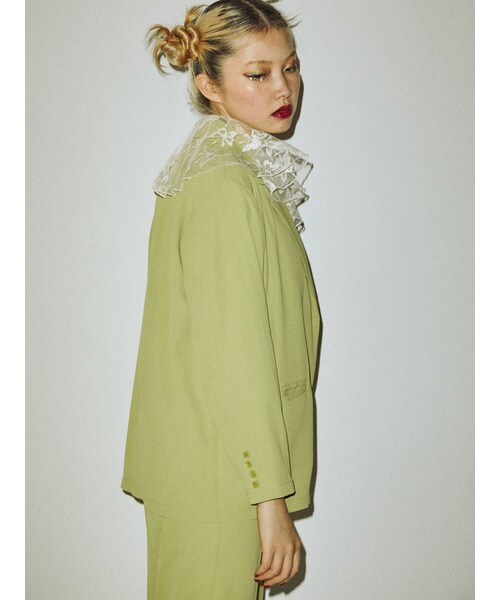 jouetie（ジュエティ）の「ダブルブレストジャケット【セットアップ対応】（テーラードジャケット・パープル/ブルー/グリーン/ブラック・M）」の21枚目の写真