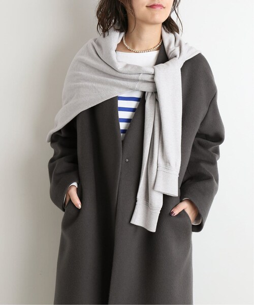 【IENA】MANTECO グレー ロングコート　34 IÉNA MANTECO グレー ロングコート34