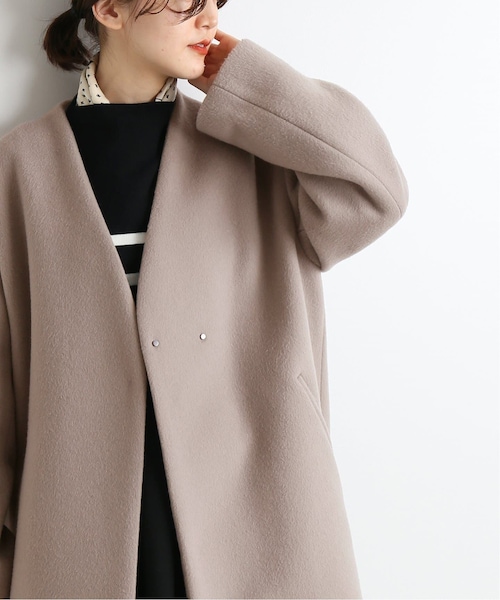 IENA（イエナ）の「《追加》MANTECO ノーカラーコート◇（）」 - WEAR