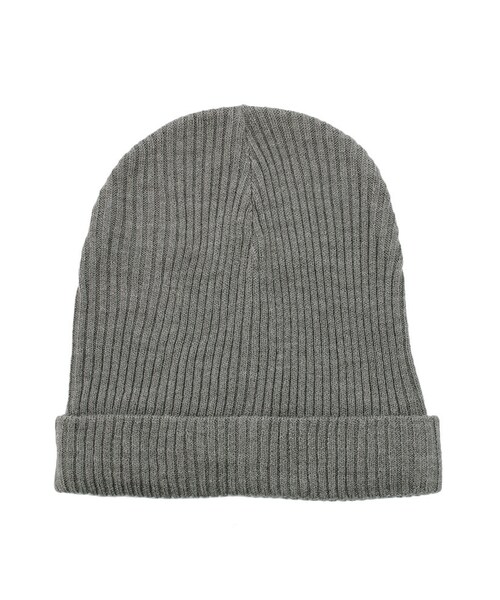 EMODA（エモダ）の「RIB KNIT CAP（帽子・レディース・グレー/ブラック/ネイビー・F）」の2枚目の写真