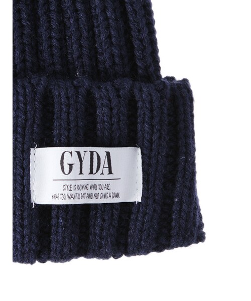 GYDA(ジェイダ)の「リブニットCAP(帽子・レディース・グレー/ブラック/ボルドー/ネイビー・F)」の9枚目の写真