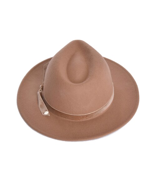 jouetie（ジュエティ）の「【CASUAL】ベロアテープHAT（帽子・レディース・ブラック/ネイビー/ベージュ・F）」の8枚目の写真