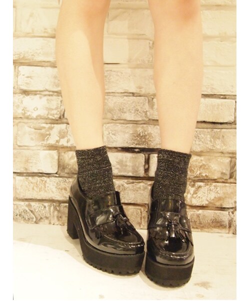 jouetie（ジュエティ）の「★タッセルローファー（シューズ・レディース・ボルドー/マスタード/ネイビー・M/L）」の4枚目の写真