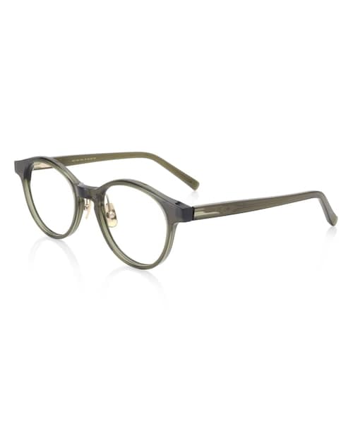 JINS(ジンズ)の「UNITE Acetate-MADE IN JAPAN-(メガネ・メンズ・カーキ(28)/ダークネイビー(59)/ブラウンデミ(86)/ブラック(94)・Large 50□20-145○43)」の1枚目の写真