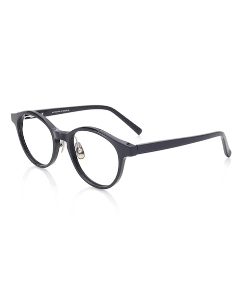 JINS(ジンズ)の「UNITE Acetate-MADE IN JAPAN-(メガネ・メンズ・カーキ(28)/ダークネイビー(59)/ブラウンデミ(86)/ブラック(94)・Large 50□20-145○43)」の4枚目の写真