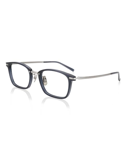 JINS（ジンズ）の「UNITE Combination-MADE IN JAPAN-（メガネ・メンズ・ダークカーキ(29)/ダークネイビー(59)/ブラウンデミ(86)/ブラック(94)・Large 50□22-142○36）」の4枚目の写真