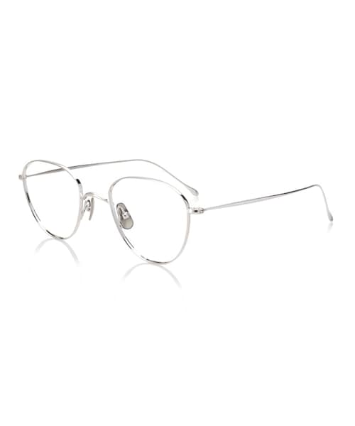 JINS（ジンズ）の「Light Titanium -MADE IN JAPAN-（メガネ・メンズ・ゴールド(95)/シルバー(96)・Small 48□20-145○41）」の2枚目の写真