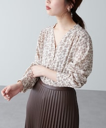 natural couture | プチプラバー釦とろみブラウス(シャツ/ブラウス)