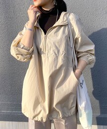 ワッシャーオーガンジーアノラックパーカー New arrival ⁡ ◼︎ ワッシャーオーガンジーアノラックパーカー