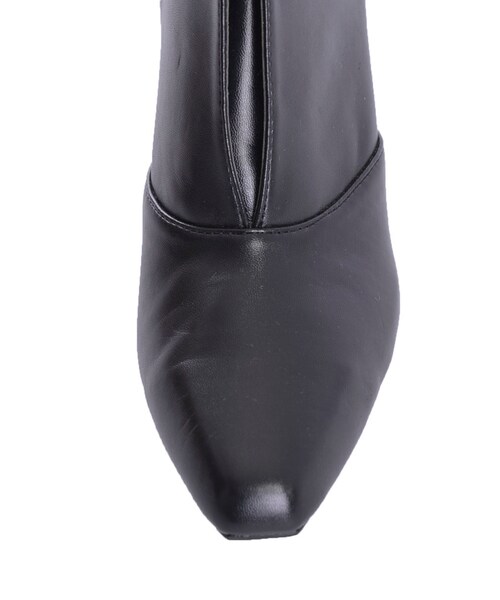 MERCURYDUO（マーキュリーデュオ）の「【GDS】 スクエアトゥブーティ（シューズ・レディース・オフホワイト/ブラック/ミックス・36/38）」の11枚目の写真