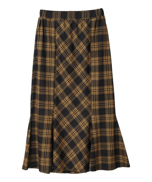 Green Parks(グリーンパークス)の「・novem9 チェックマーメイドスカート(スカート・アイボリー/レッド/イエロー/グリーン・F)」の20枚目の写真