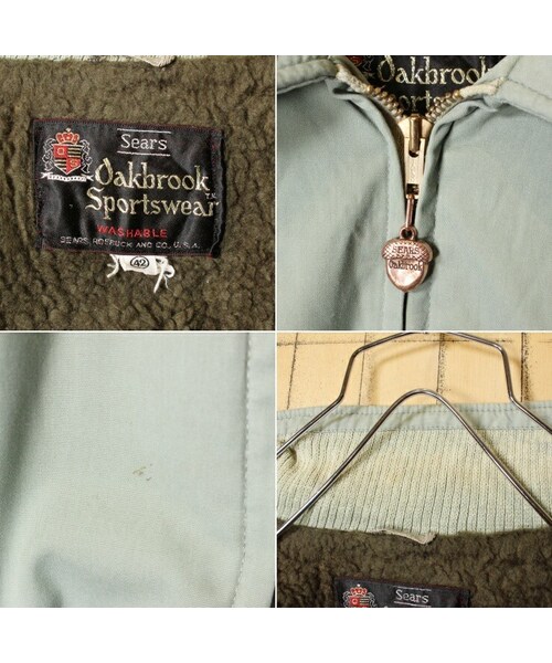 の「60s 70s USA製 Sears Oakbrook ボアライナー ファラオ ジャケット