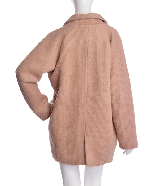 merry jenny（メリージェニー）の「【web限定予約】ブークレコクーンコート（ジャケット/アウター・レディース・オフホワイト/ブラック/マスタード/ベージュ・F）」の14枚目の写真