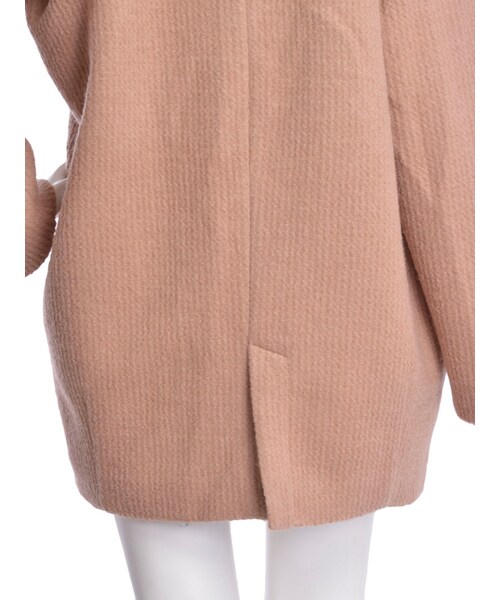 merry jenny（メリージェニー）の「【web限定予約】ブークレコクーンコート（ジャケット/アウター・レディース・オフホワイト/ブラック/マスタード/ベージュ・F）」の9枚目の写真