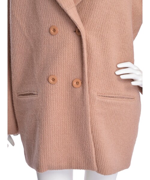 merry jenny（メリージェニー）の「【web限定予約】ブークレコクーンコート（ジャケット/アウター・レディース・オフホワイト/ブラック/マスタード/ベージュ・F）」の11枚目の写真