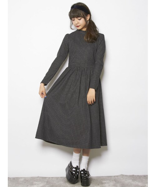 merry jenny（メリージェニー）の「【goods】エナメルリボン厚底シューズ（シューズ・レディース・ブラック/レッド・S/M/L）」の7枚目の写真