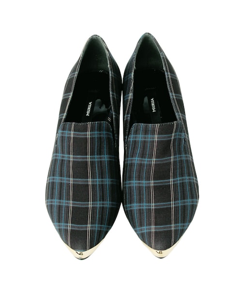 MURUA（ムルーア）の「【CASUAL】メタルトゥローファー（シューズ・レディース・ブラック/グリーン/ミックス・35(22.5)/36(23.5)/37(24.5)）」の8枚目の写真