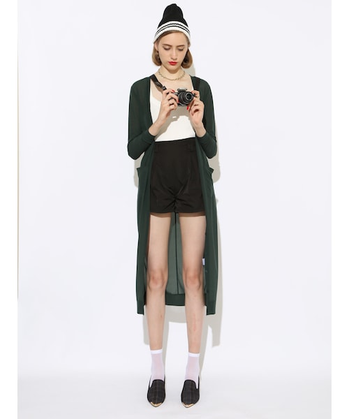 MURUA（ムルーア）の「【CASUAL】メタルトゥローファー（シューズ・レディース・ブラック/グリーン/ミックス・35(22.5)/36(23.5)/37(24.5)）」の4枚目の写真