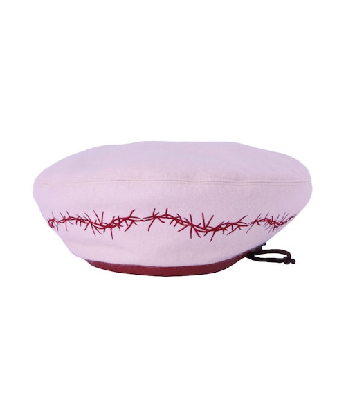 PAMEO POSE（パメオポーズ）の「BERET OF THORNS（帽子・レディース・ブラック/ピンク/ネイビー・F）」の8枚目の写真