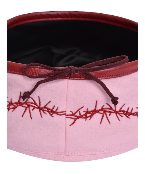 PAMEO POSE（パメオポーズ）の「BERET OF THORNS（帽子・レディース・ブラック/ピンク/ネイビー・F）」の13枚目の写真