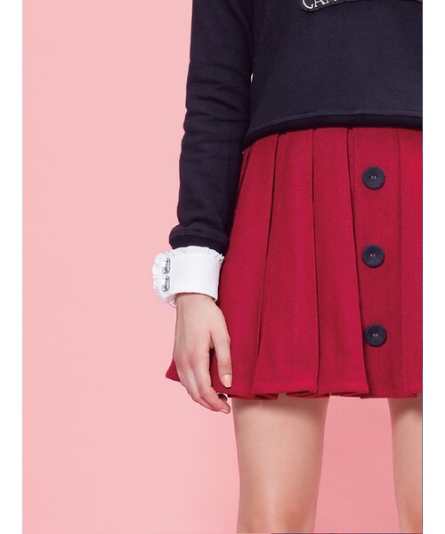 PAMEO POSE（パメオポーズ）の「DANCEMATE CUFFS（アクセサリー・レディース・ホワイト/ブラック/レッド/スカイブルー・F）」の10枚目の写真