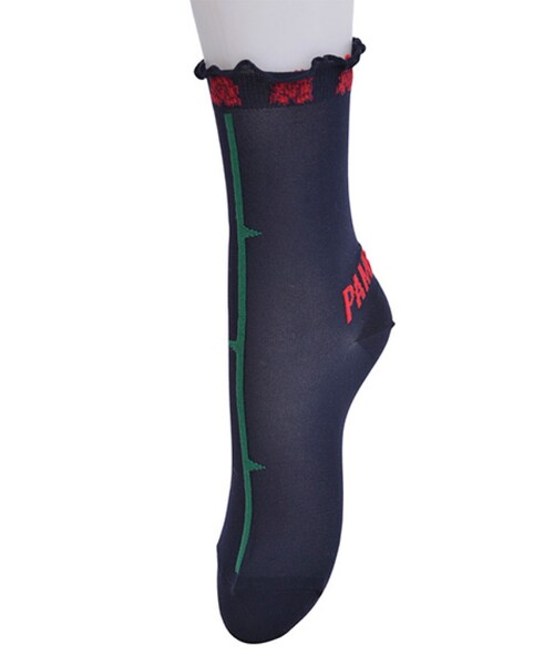 PAMEO POSE（パメオポーズ）の「TIME ZONE ROSE SOCKS（その他・レディース・ホワイト/スカイブルー/ネイビー・F）」の21枚目の写真