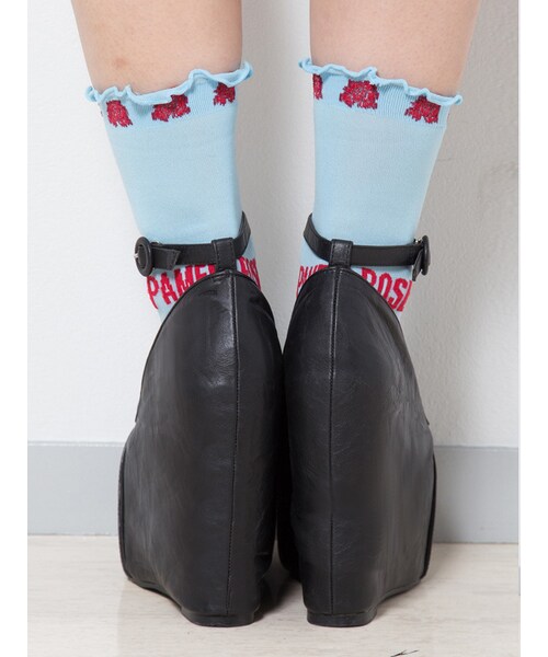 PAMEO POSE（パメオポーズ）の「TIME ZONE ROSE SOCKS（その他・レディース・ホワイト/スカイブルー/ネイビー・F）」の20枚目の写真