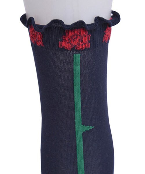 PAMEO POSE（パメオポーズ）の「TIME ZONE ROSE SOCKS（その他・レディース・ホワイト/スカイブルー/ネイビー・F）」の17枚目の写真