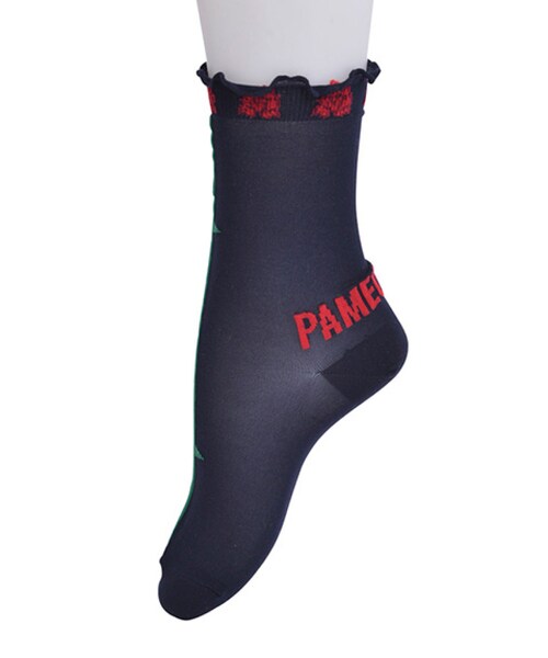 PAMEO POSE（パメオポーズ）の「TIME ZONE ROSE SOCKS（その他・レディース・ホワイト/スカイブルー/ネイビー・F）」の12枚目の写真