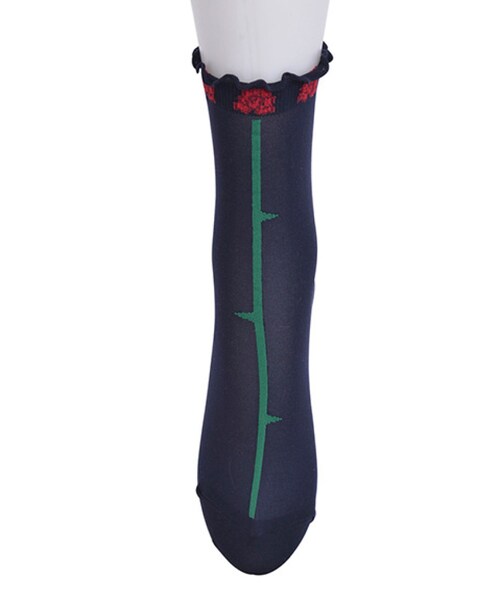 PAMEO POSE（パメオポーズ）の「TIME ZONE ROSE SOCKS（その他・レディース・ホワイト/スカイブルー/ネイビー・F）」の13枚目の写真