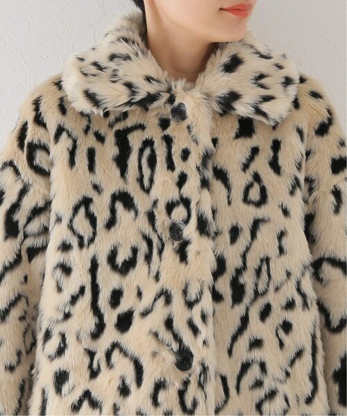 JOURNAL STANDARD（ジャーナルスタンダード）の「アニマルフェイクファーコート（ジャケット/アウター・ナチュラル A/(017)/フリー/在庫あり）」の8枚目の写真