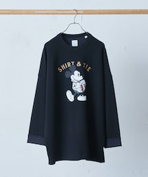 Lui's | Mickey Mouse/SHIRTS&TIE bonding pullover(Tシャツ/カットソー)